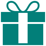 Verpacktes Geschenk